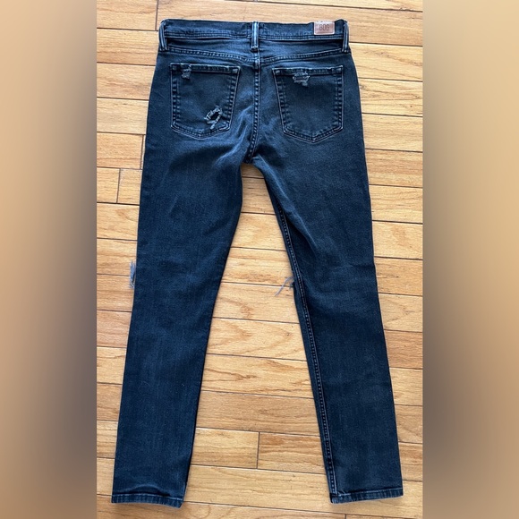 Urban Outfitters || BDG Black Distressed Skinny Stretch Jeans - Picture 7 of 9